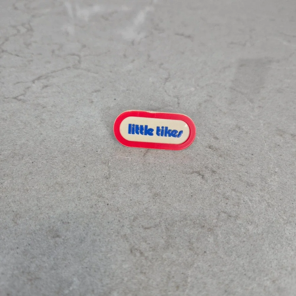 Little Tikes Replacement‎ Logo Vintage Blue Roof Dollhouse Red White Blue